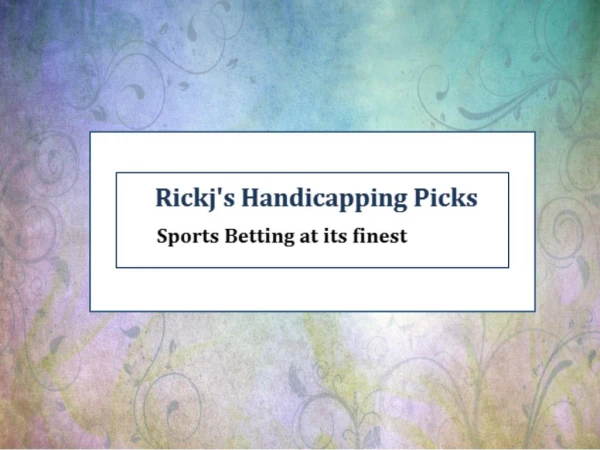 The best sports handicapping sites