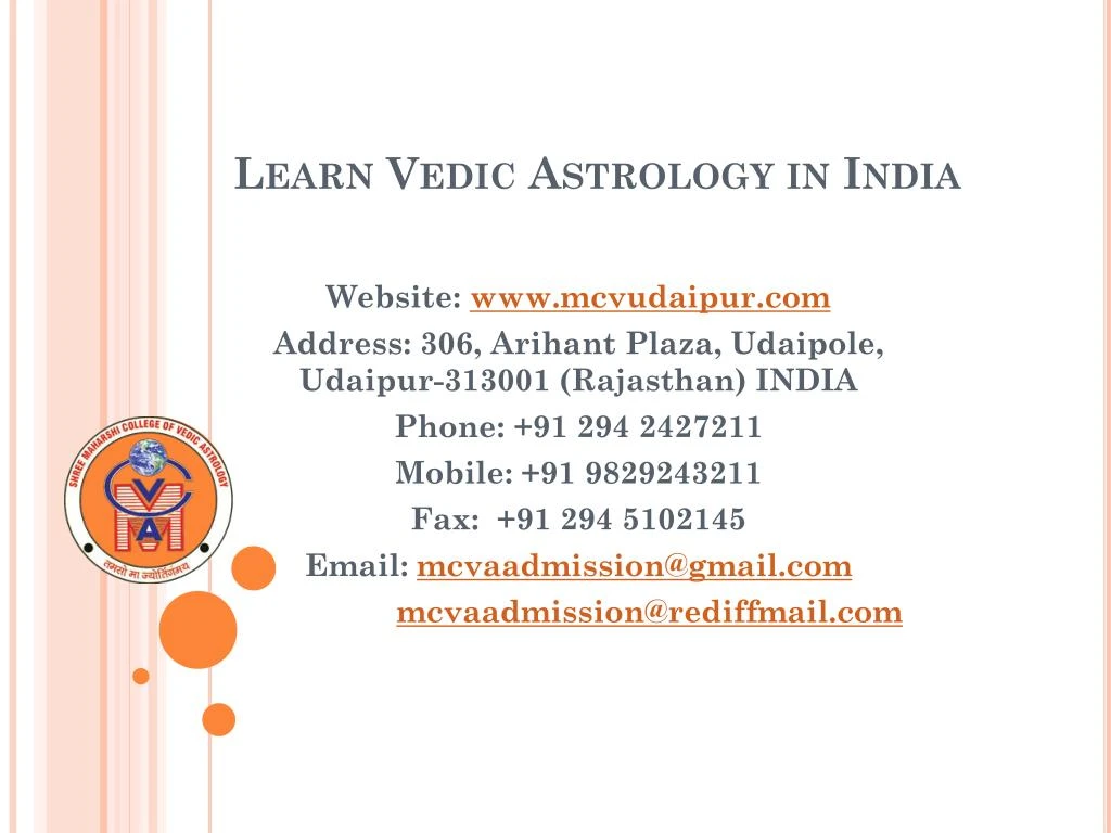learn vedic astrology in india