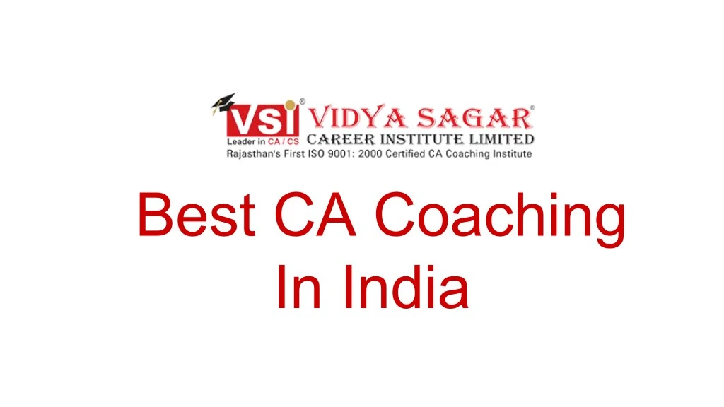 best ca coaching in india