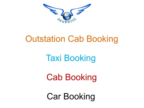outstation cab booking