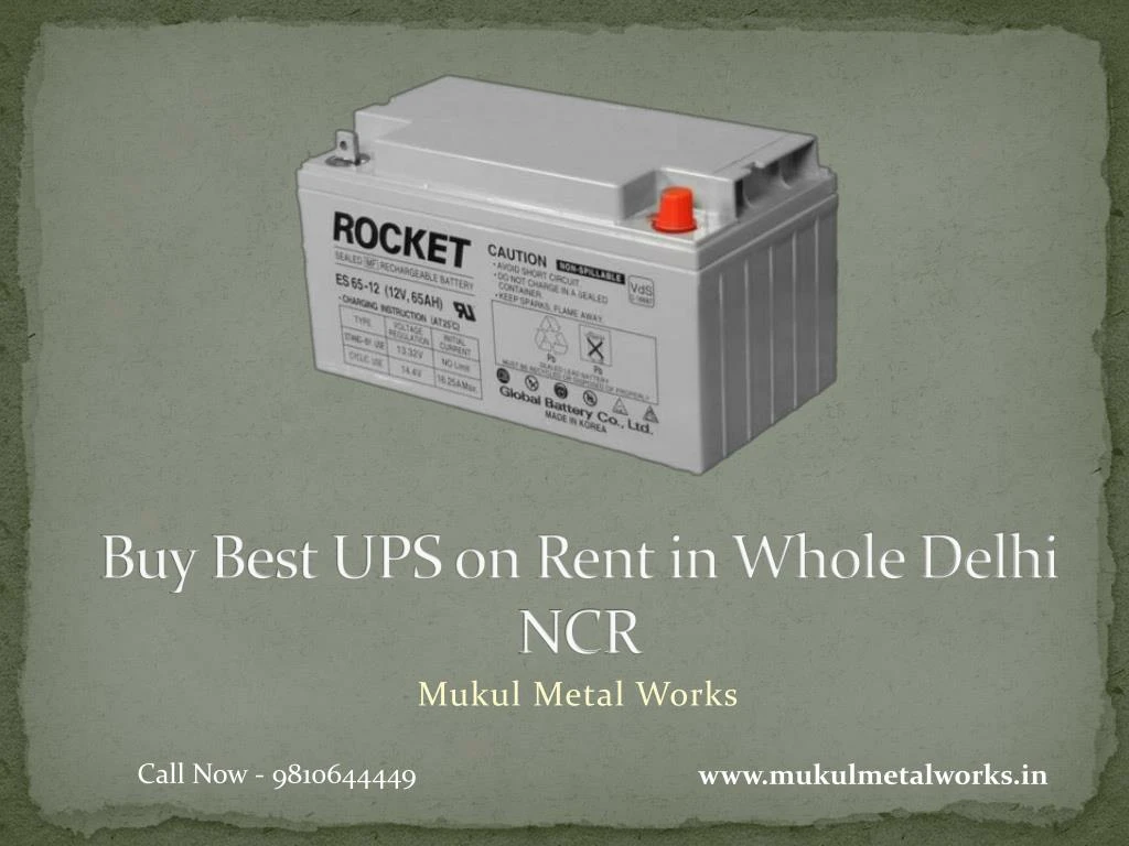 buy best ups on rent in whole delhi ncr