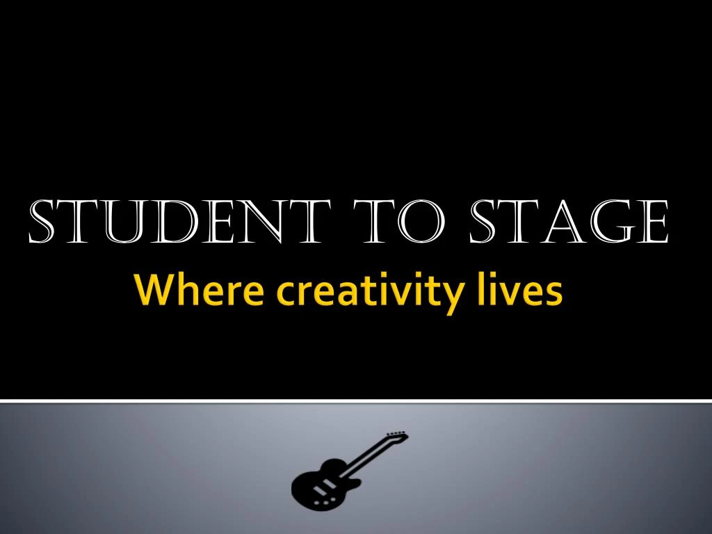 student to stage