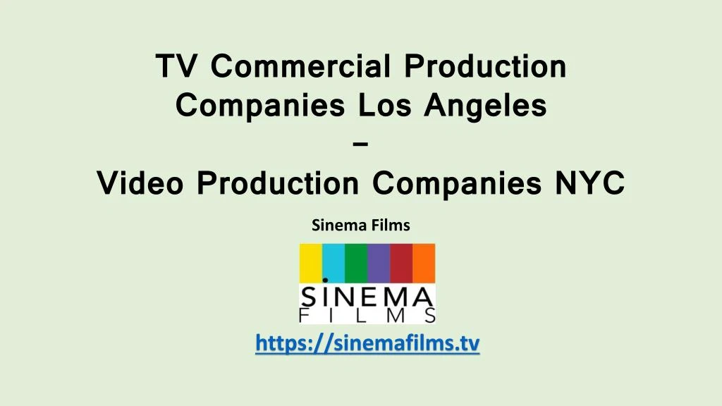 tv commercial production companies los angeles video production companies nyc