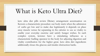 keto ultra diet Australia : keto ultra diet pills review