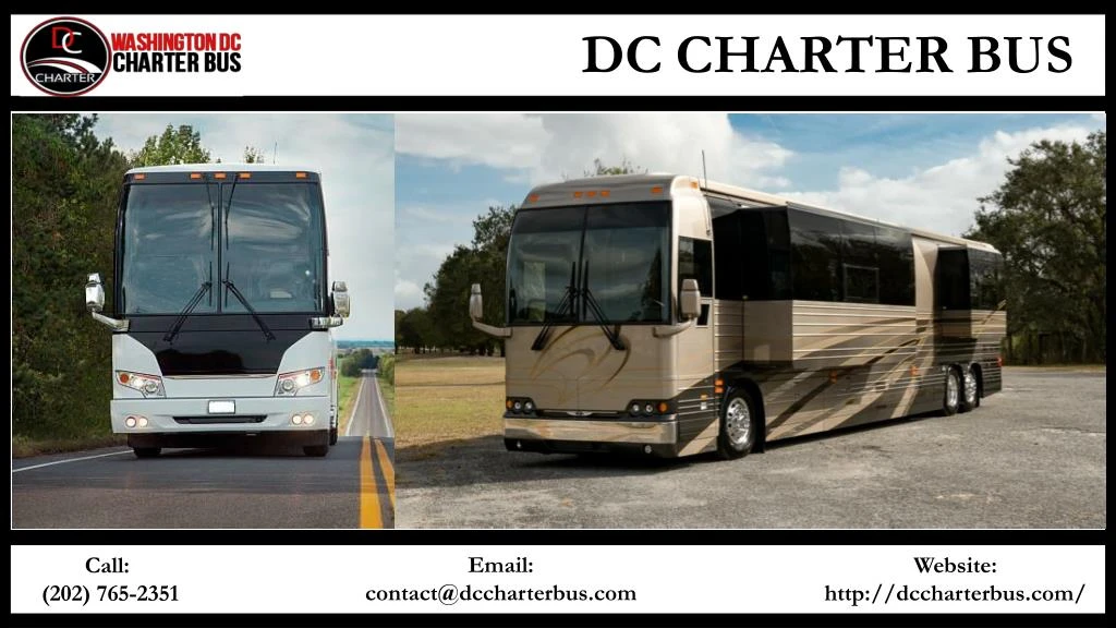 dc charter bus