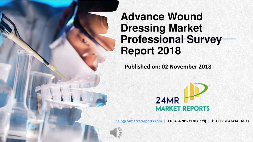advance wound dressing market professional survey report 2018
