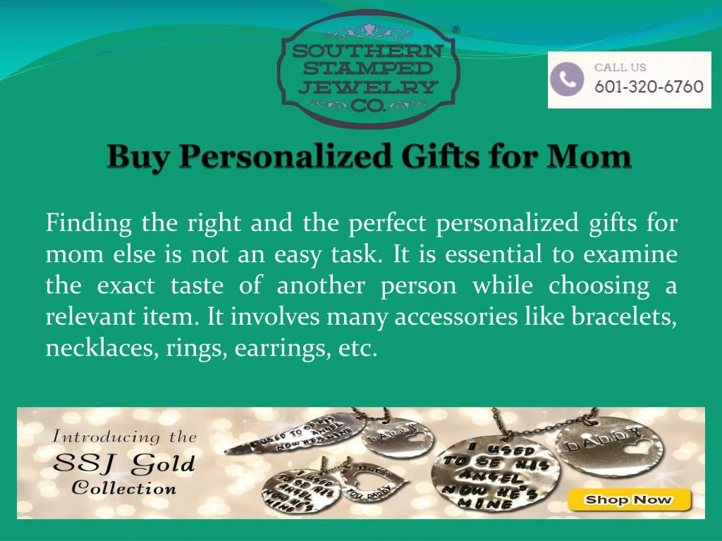 buy personalized gifts for mom