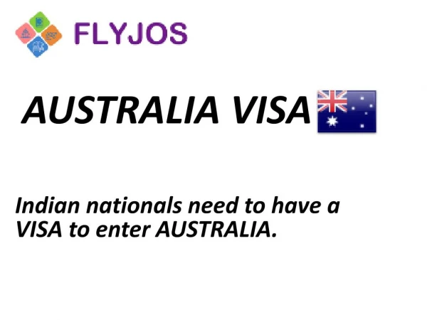 Flyjos Travefy is professional in Australia visitor Visa