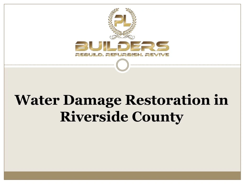 water damage restoration in riverside county