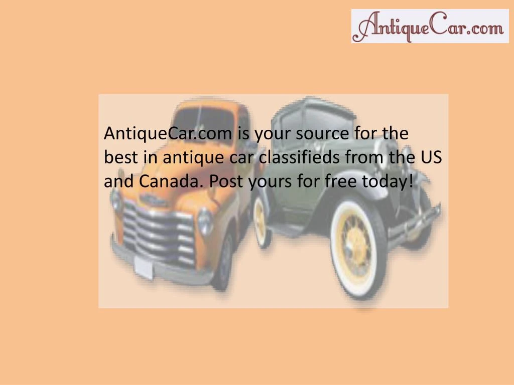 antiquecar com is your source for the best