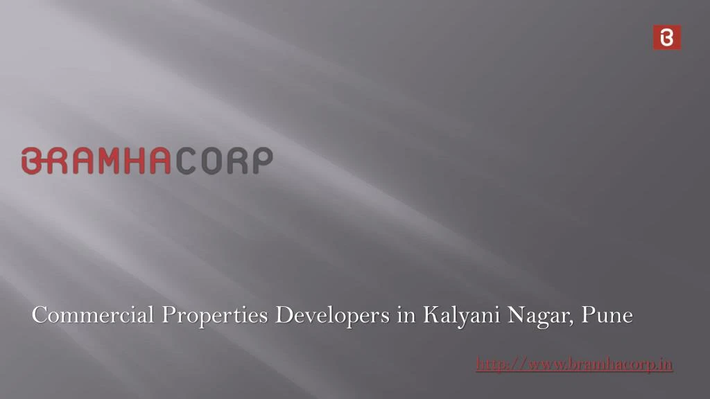 commercial properties developers in k alyani n agar pune