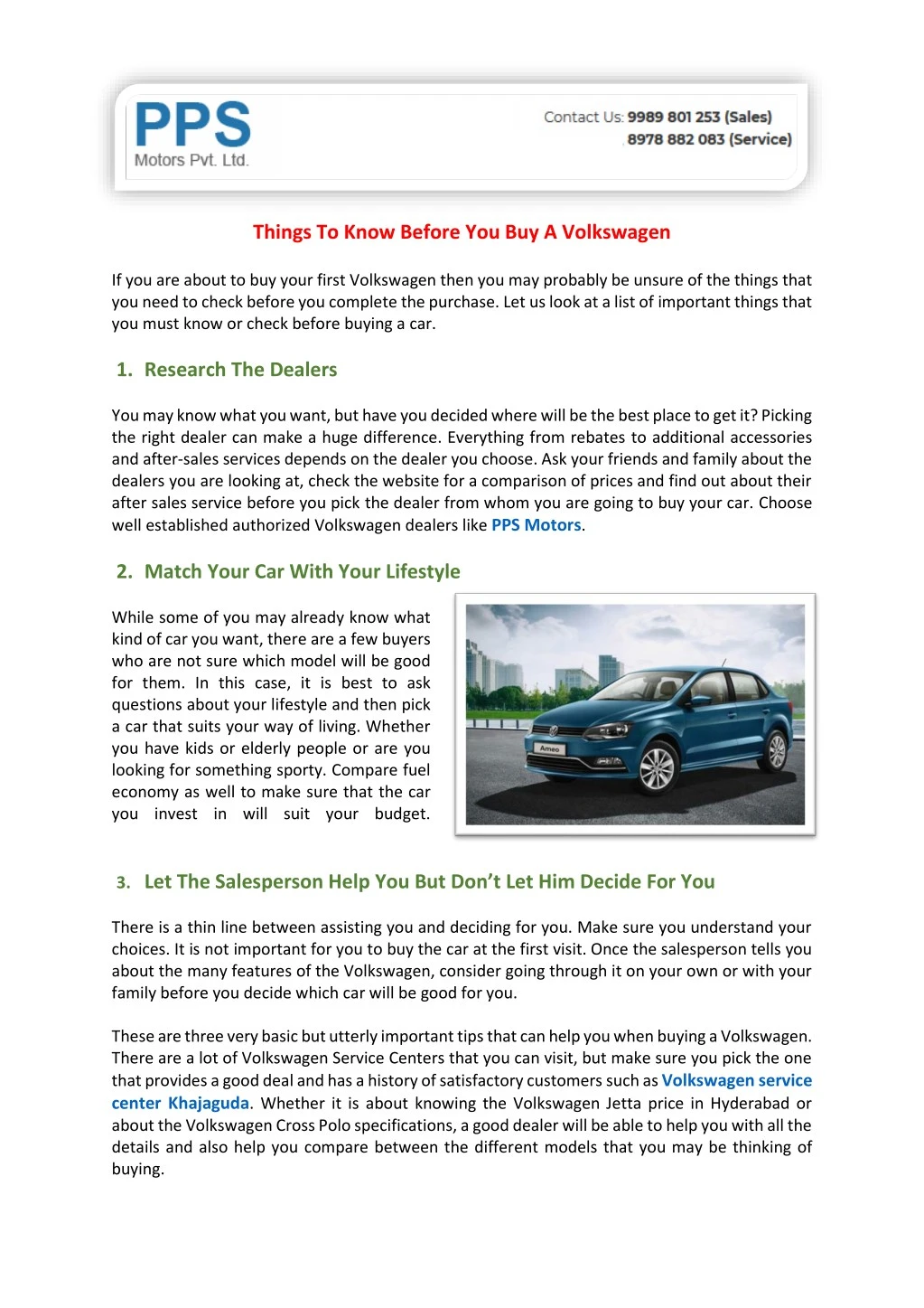 things to know before you buy a volkswagen