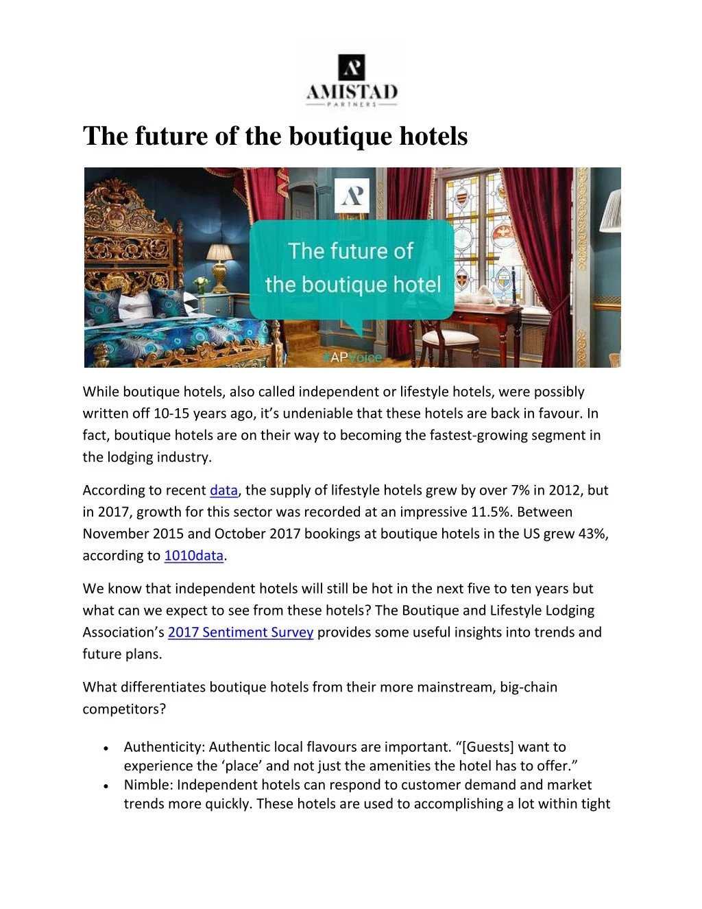 the future of the boutique hotels