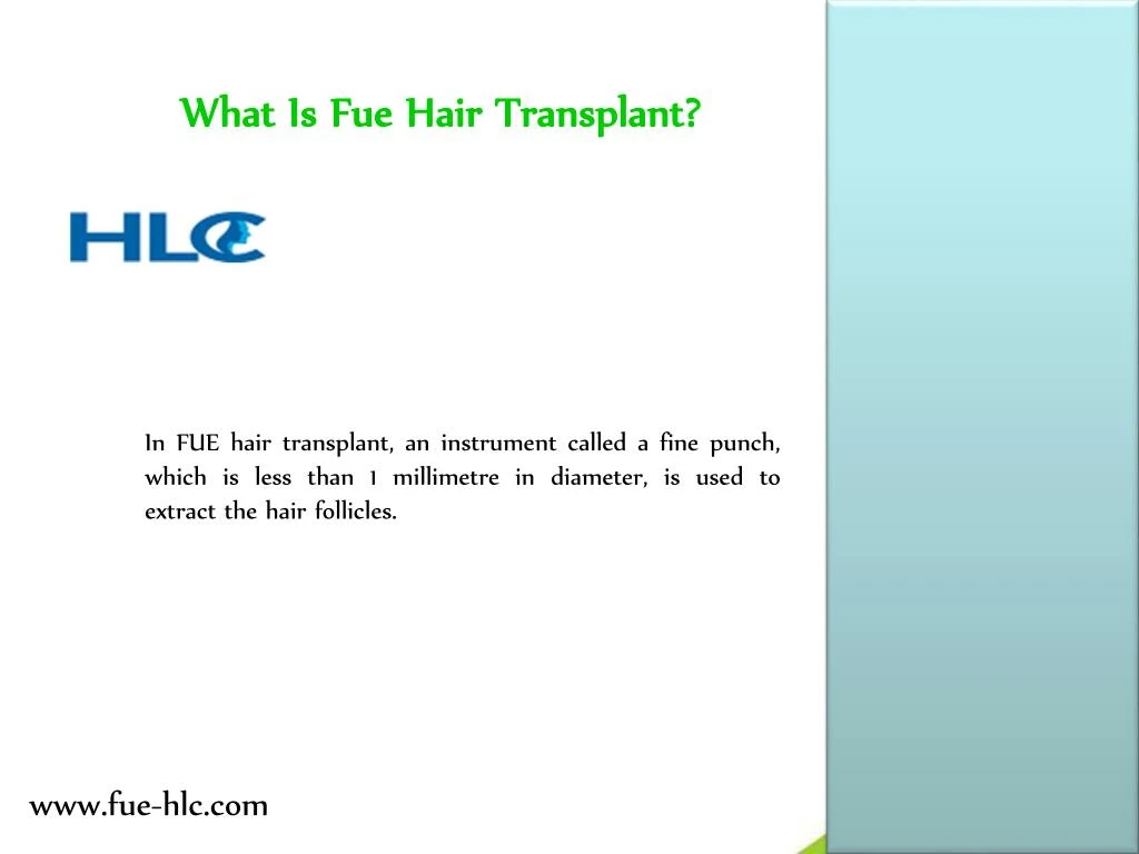 what is fue hair transplant