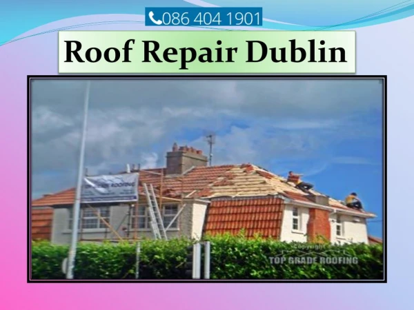 Roof Repairs in Dublin, Roof Restoration in Dublin