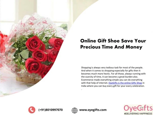 Online Gift Shoe Save Your Precious Time And Money