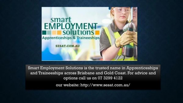 Apprenticeship Gold Coast - Sesat