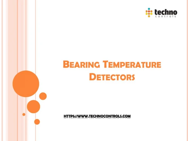 Bearing Temperature Sensor Catalog
