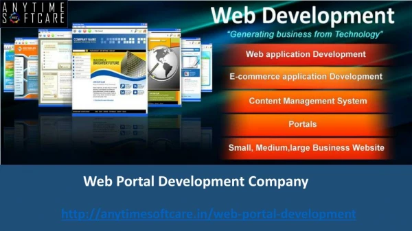 Build Website According Business | Web Portal Development Company