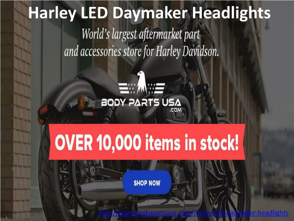 harley led daymaker headlights