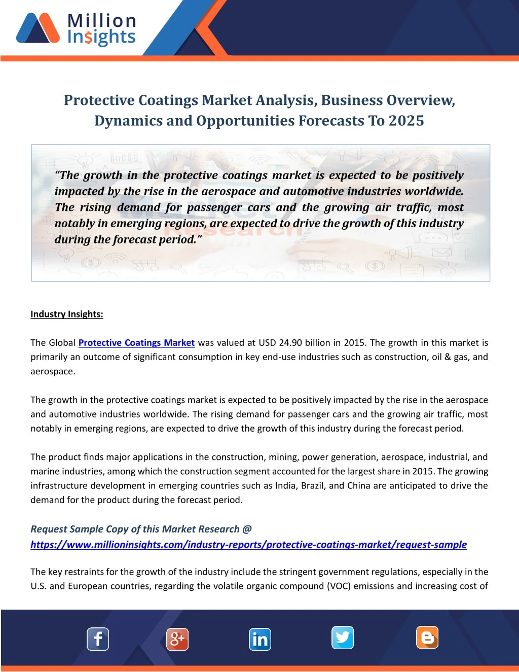 protective coatings market analysis business