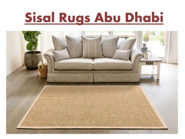 sisal rugs in Abu Dhabi