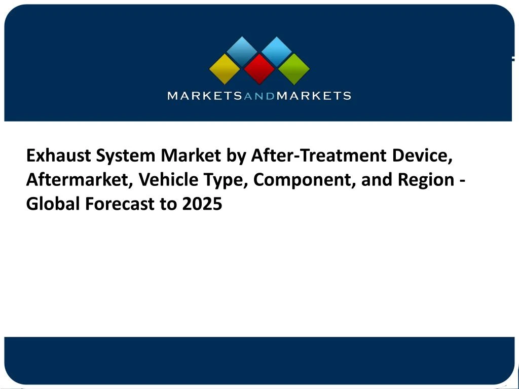 exhaust system market by after treatment device