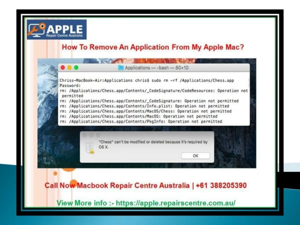 How To Remove An Application From My Apple Mac?