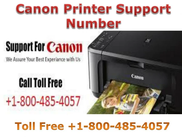 Canon Printer Support Number 1-800-485-4057