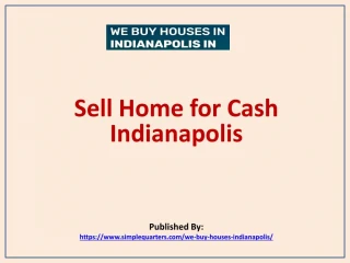 Sell Home for Cash Indianapolis - slide 1