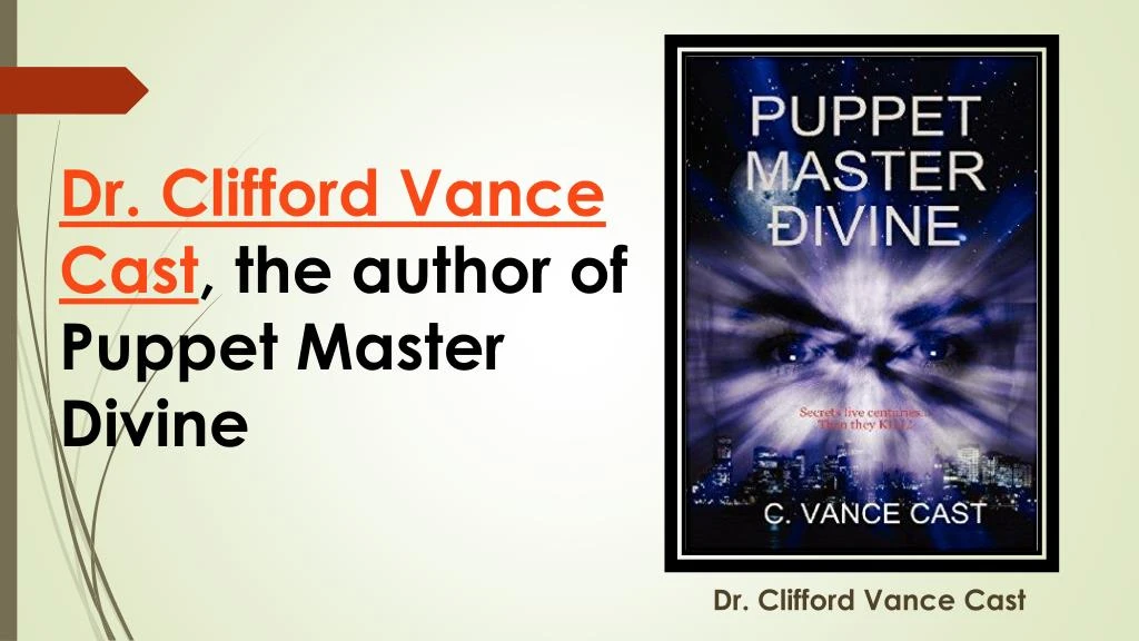 dr clifford vance cast the author of puppet