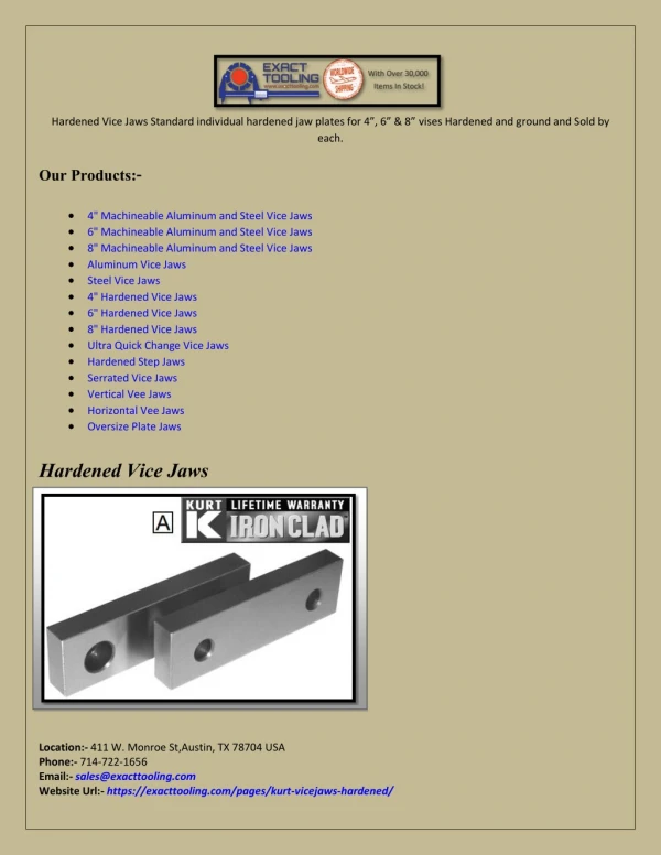 Slimline Step Jaws