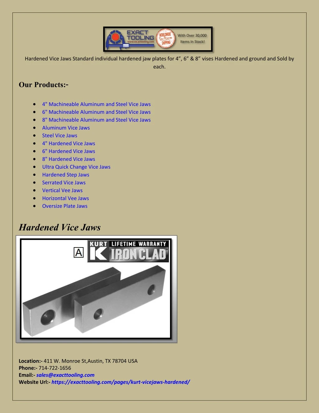 hardened vice jaws standard individual hardened