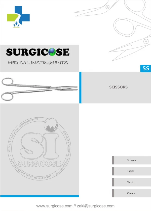SURGICAL SCISSORS BY SURGICOSE