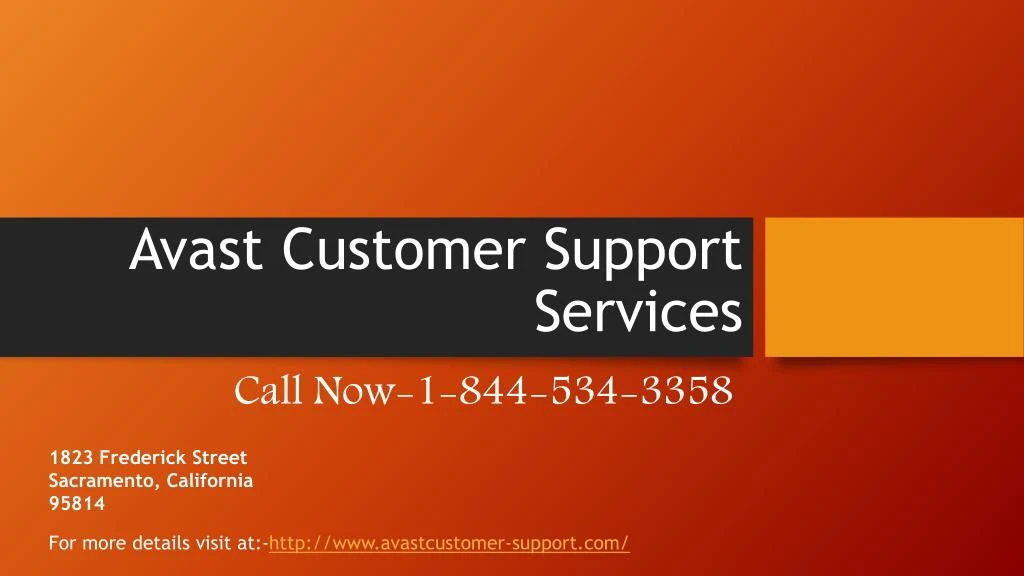 avast customer support services