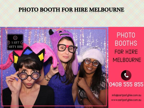 Photo Booth For Hire Melbourne