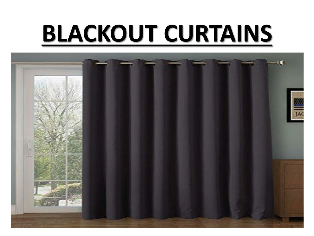 blackout curtains