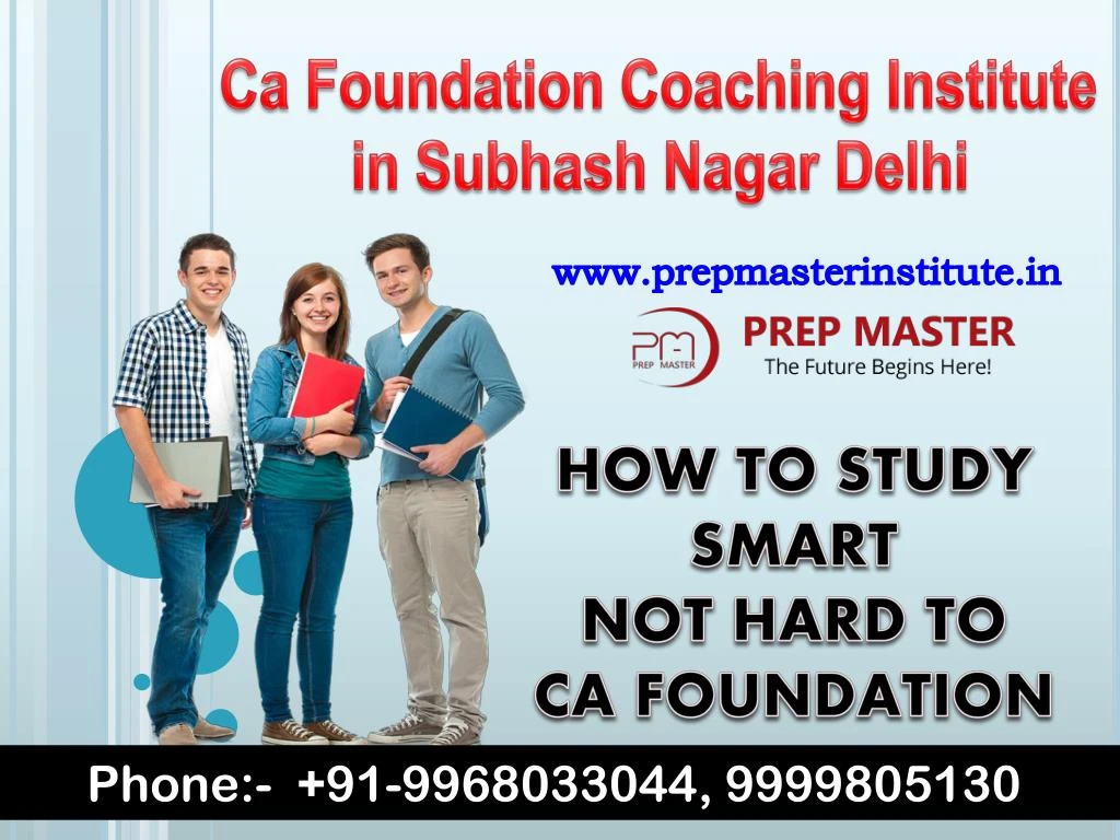 ca foundation coaching institute in subhash nagar