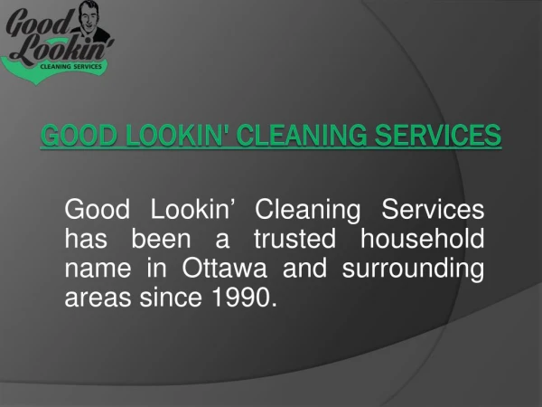 Affordable Carpet Cleaning Services in Ottawa ON Canada | Goodlookin