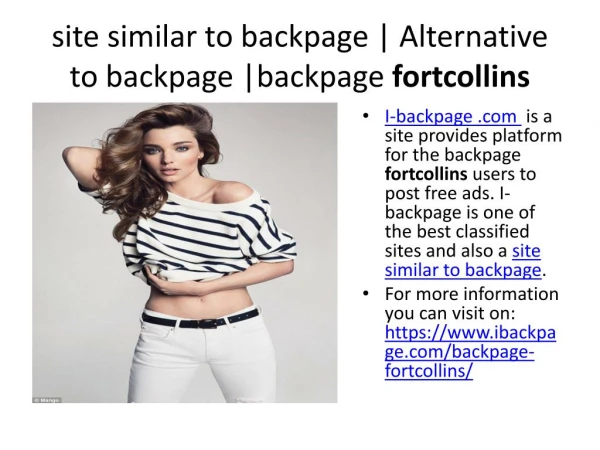 site similar to backpage | Alternative to backpage |backpage fortcollins