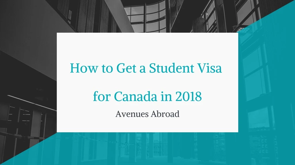 how to get a student visa