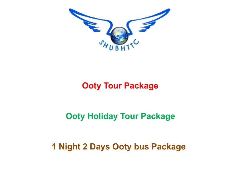 ooty tour package