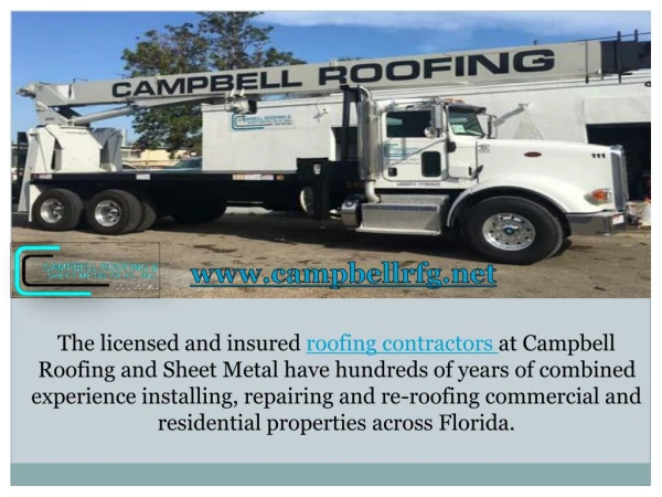 Campbell Roofing and Sheet Metal Florida