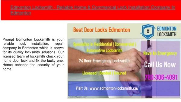 Edmonton Locksmith