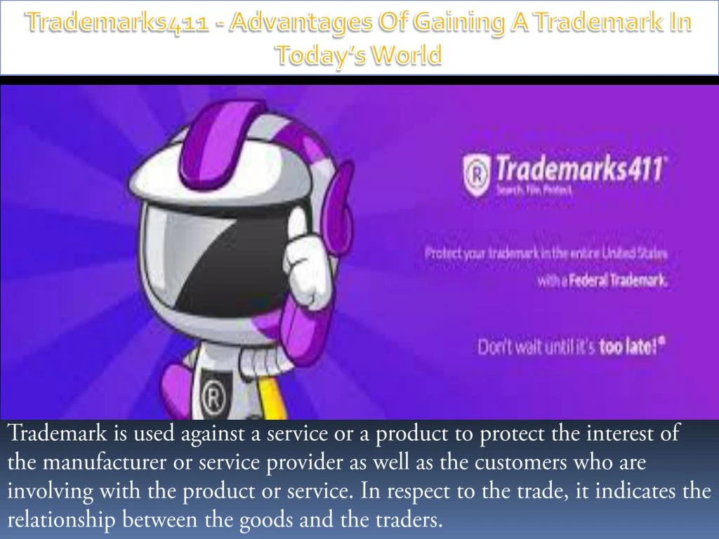 trademarks411 advantages of gaining a trademark