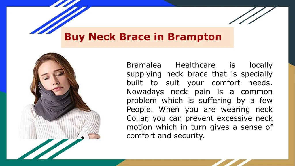 buy neck brace in brampton