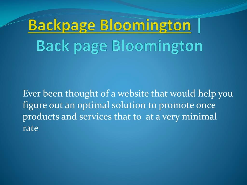 backpage bloomington back page bloomington