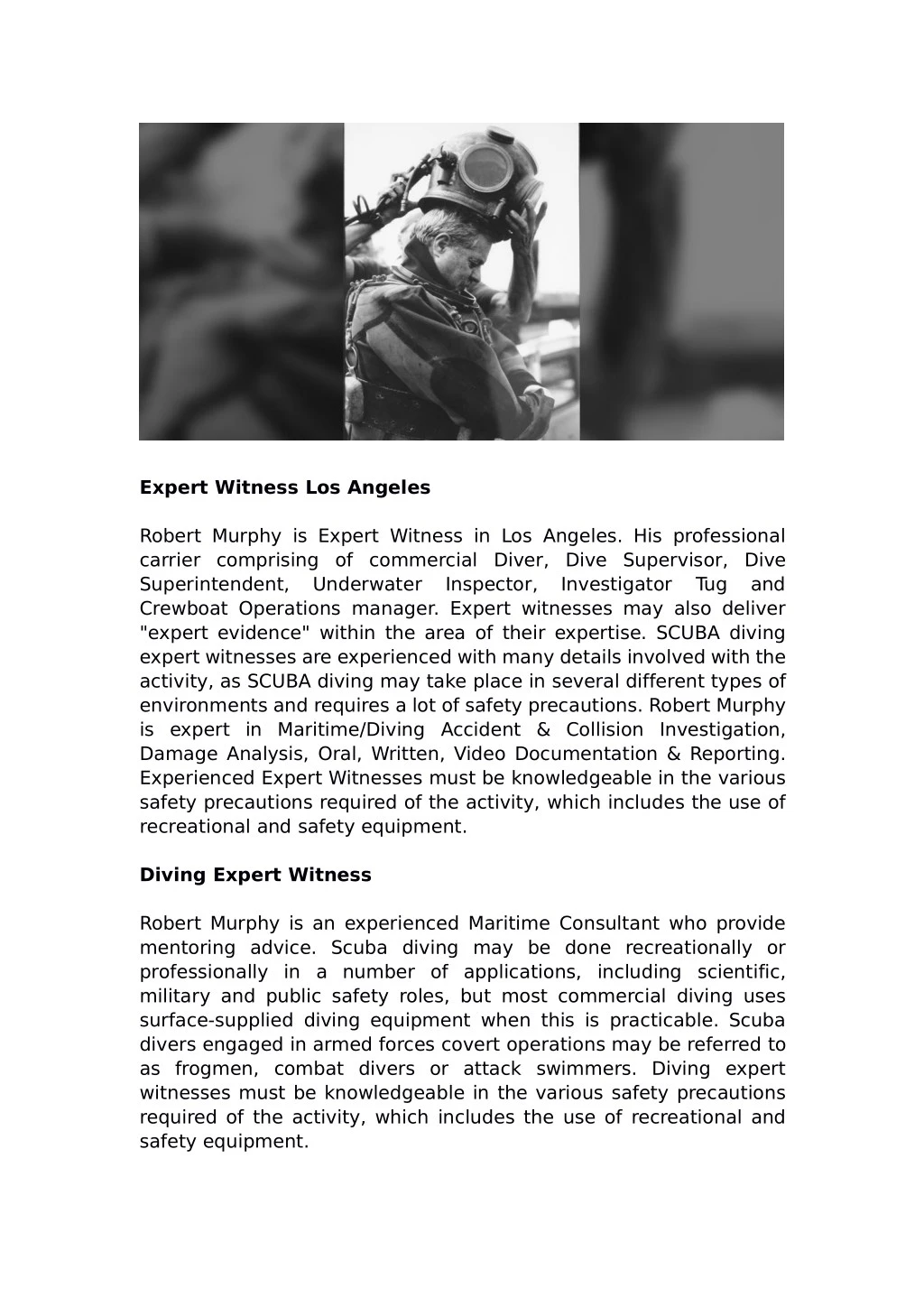 expert witness los angeles