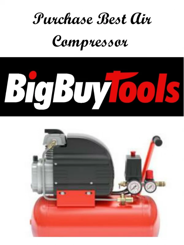 Purchase Best Air Compressor