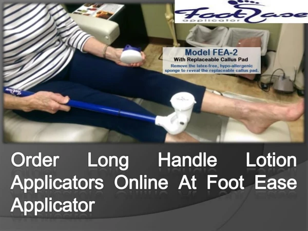Order Long Handle Lotion Applicators Online At Foot Ease Applicator